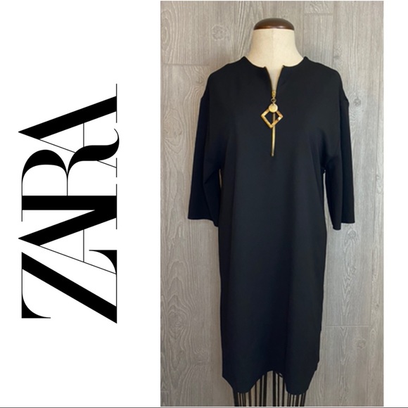 zara circular dress